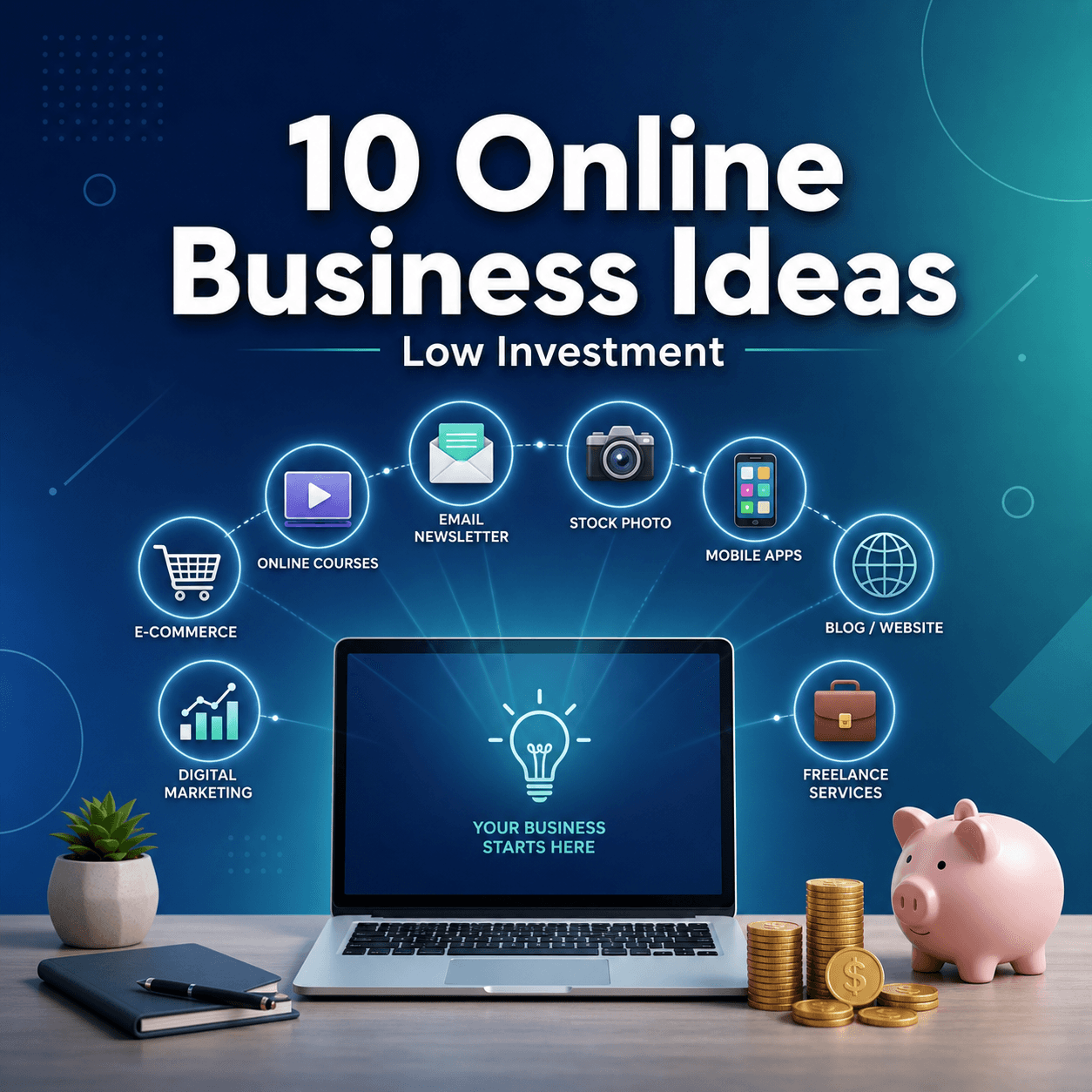 Top 10 Online Business Ideas with Low Investment